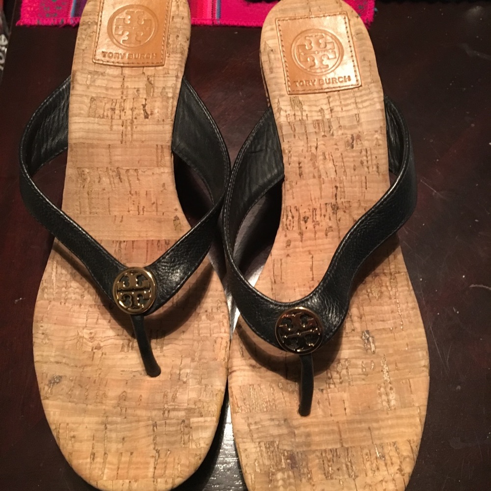 Tory Burch Wedged Sandals.
